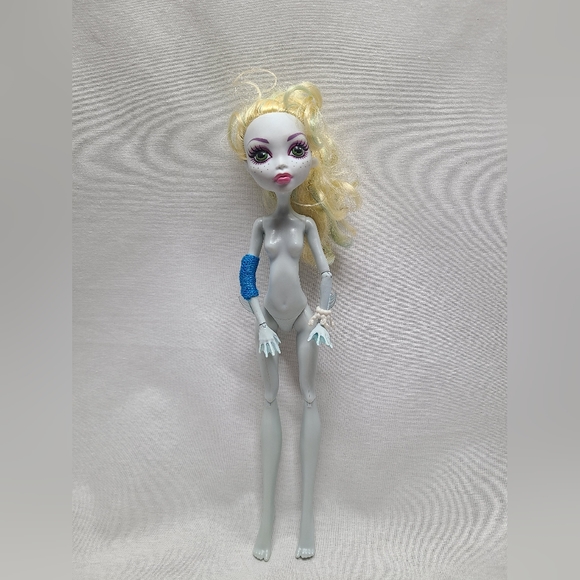 Monster High Lagoona Blue Dot Dead Gorgeous Doll 11" Preowned Incomplete - Picture 1 of 8